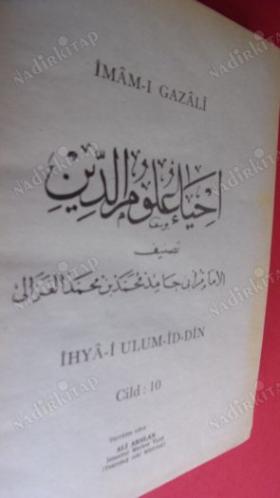 İHYA-İ ULUM-İD DİN - CİLT 10