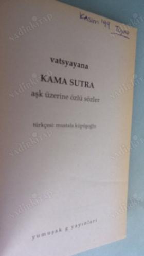 KAMA SUTRA -AŞK ÜZERİNE ÖZLÜ SÖZLER-