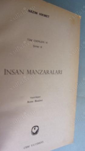 İNSAN MANZARALARI KİTAP-1-2-3-4-5-6- KİTAP BİR ARADA CİLTLENMIŞ ÇOK TEMİZ