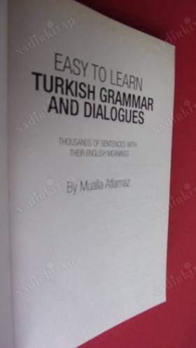 TURKISH GRAMMAR & DIALOGUES thousands of sentences with their english meanings