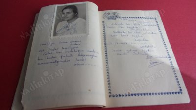 1971 yıllarının özel hatıra defteri