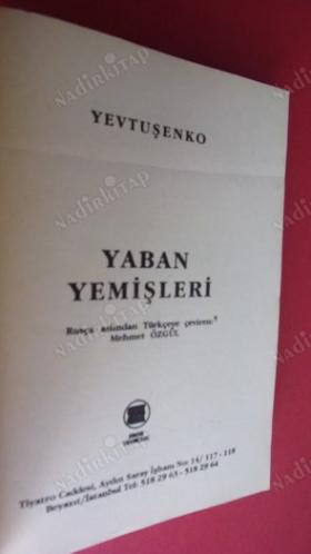 YABAN YEMİŞLERİ