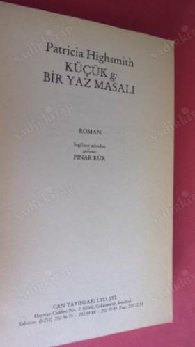 KÜÇÜK g : BİR YAZ MASALI