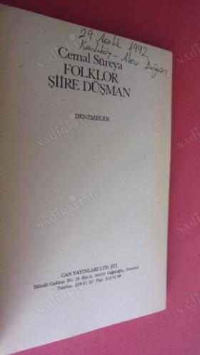 FOLKLOR ŞİİRE DÜŞMAN