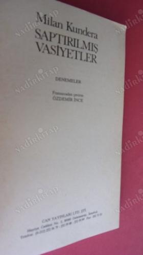 SAPTIRILMIŞ VASİYETLER