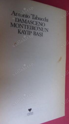 DAMASCENO MONTEIRO'NUN KAYIP BAŞI