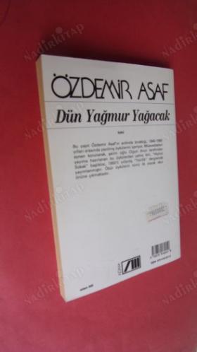 DÜN YAĞMUR YAĞACAK