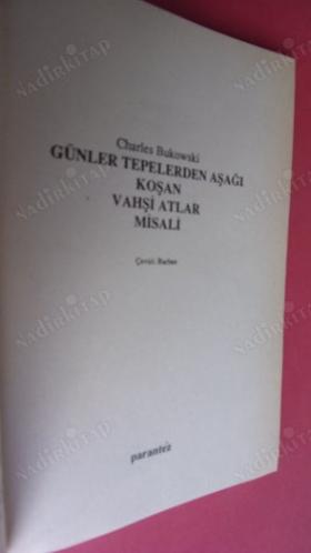 GÜNLER TEPELERDEN AŞAĞI KOŞAN VAHŞİ ATLAR MİSALİ