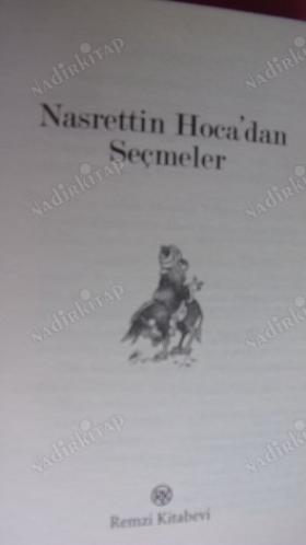 NASRETTİN HOCA'DAN SEÇMELER