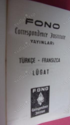 FONO / TÜRKÇE FRANSIZCA LÜGAT