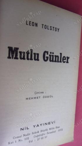 MUTLU GÜNLER