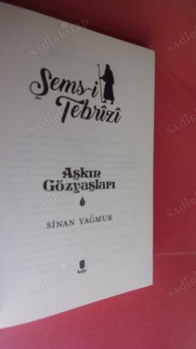 Şems Tebrizi - AŞKIN GÖZYAŞLARI-1