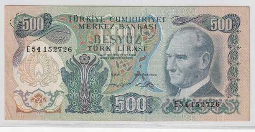 6.EMİSYON ''E54 SERİ'' 500 TÜRK LİRASI ÇT