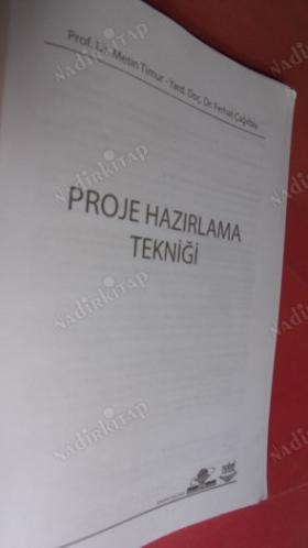 Proje Hazırlama Tekniği