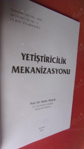 BALIK-YETİŞTİRİCİLİK MEKANİZASYONU + METİN TİMUR