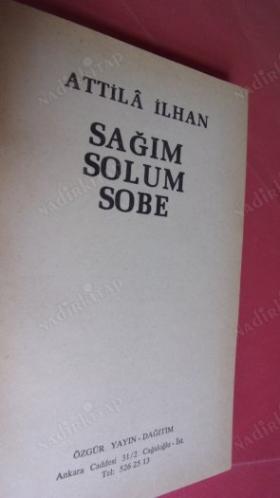 SAĞIM SOLUM SOBE *** Birinci BASIM ***