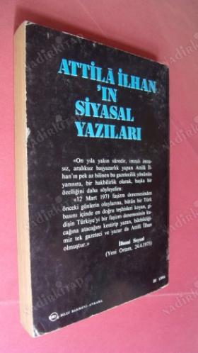 Faşizmin Ayak Sesleri - Attila İlhan'ın Defteri 1 (İlk Baskı)