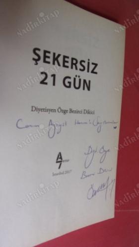 ŞEKERSİZ 21 GÜN ..*** İMZALI ***