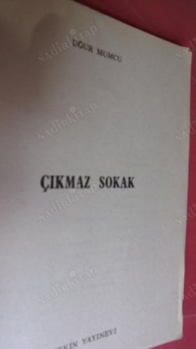 ÇIKMAZ SOKAK .25 BASIM