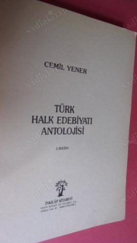 TÜRK HALK EDEBİYATI ANTOLOJİSİ