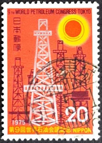 +++ JAPONYA 9. DÜNYA PETROL KONGRESİ - TOKYO       1975    - DAMGALI