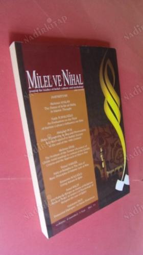 Milel ve Nihal İnanç Kültür Ve Mitoloji Araştırmaları Dergisi Cilt: .8. sayı. 3 Eylül- Aralık.2011