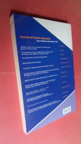ISLAMIC UNIVERSITY EUROPE JOURNAL OF ISLAMIC RESEARCH YEAR 4 VOL.2 DEC:2011