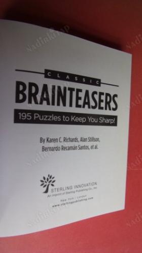 BRAINTEASERS .195. PUZZLES TO KEEP YOU SHARP! (Zeka Oyunları: Sizi Keskin Tutacak 195 Bulmaca!
