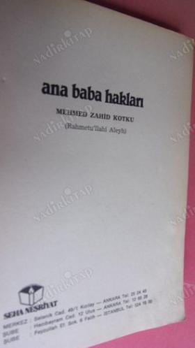 ANA BABA HAKLARI