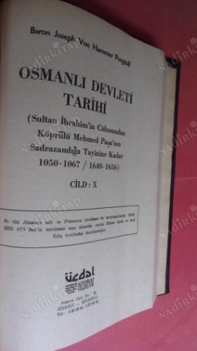 OSMANLI DEVLETİ TARİHİ // CİLT - 9.ve 10.Sultan ıv Muradın Cülusundan Vefatına Kadar.-1032-1049./1623-1640..