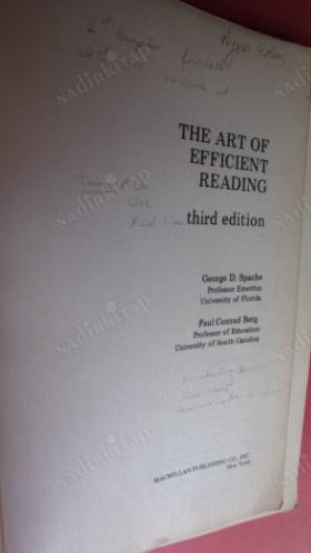 THE ART OF EFFICIENT READING- THIRD EDITION GEORGE D. SPACHE-PAUL C. BERG