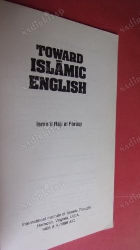 TOWARD ISLAMIC ENGLISH
