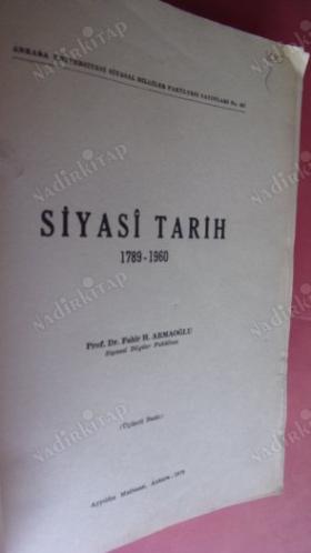 SİYASİ TARİH 1789-1960 ..