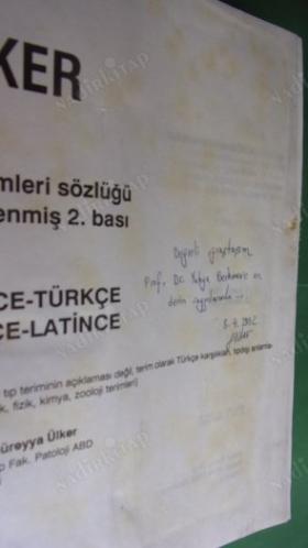 ÜLKER KÜÇÜK TIP TERİMLERİ SÖZLÜĞÜ (Latince - Türkçe / Türkçe Latince-- İMZALI--