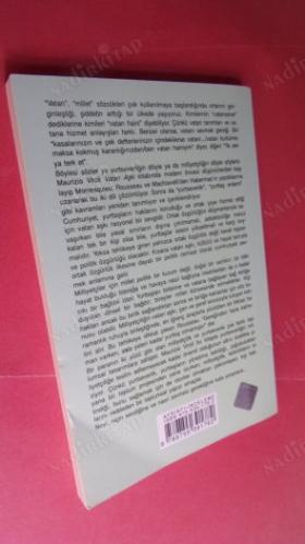 VATAN AŞKI - YURTSEVERLİK VE MİLLİYETÇİLİK ÜZERİNE BİR DENEME 1 -BASKI- 1997