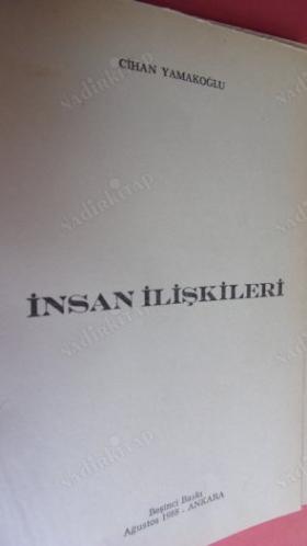 İNSAN İLİŞKİLİERİ - BEŞERİ MÜNASEBETLER