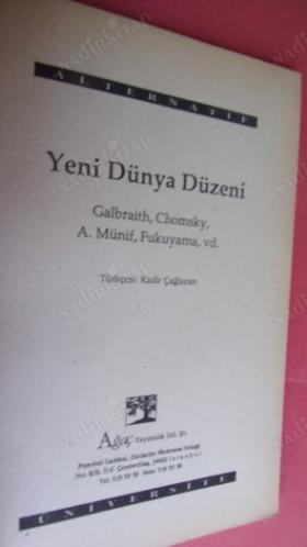 YENİ DÜNYA DÜZENİ