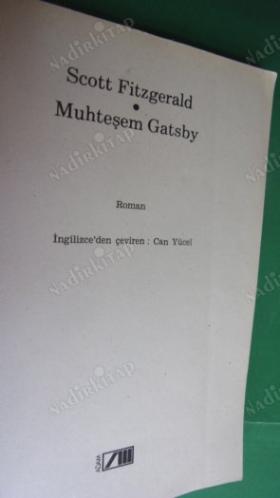 MUHTEŞEM GATSBY  (Can Yücel Çevirisi)
