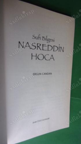 SUFİ BİLGESİ NASREDDİN HOCA