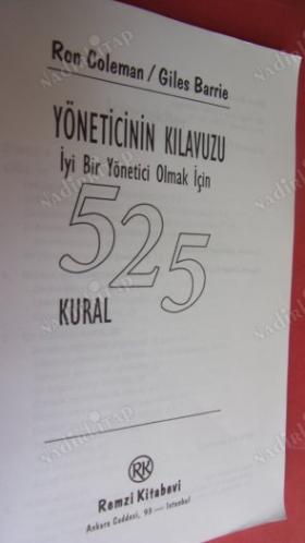 YÖNETİCİNİN KILAVUZU