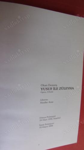 YUSUF İLE ZÜLEYHA
