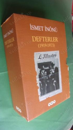 İSMET İNÖNÜ - DEFTERLER (1919-1973 ) CİLT-1-2- TAKIM Ayraclı .. sıfır kitap .