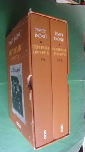 İSMET İNÖNÜ - DEFTERLER (1919-1973 ) CİLT-1-2- TAKIM Ayraclı .. sıfır kitap .