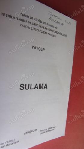 TARIM VE KÖYİŞLERİ BAKANLIĞI YAYGIN ÇİFTÇİ EĞİTİM PROJESİ SULAMA
