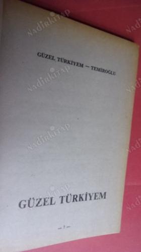 GÜZEL TÜRKİYEM