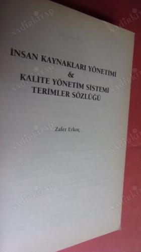 İKY KYS İnsan Kaynakları Yönetimi & Kalite Yönetim Sistemleri Terimler Sözlüğü