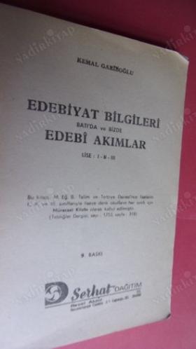 Edebiyat Bilgileri Batı'da ve Bizde Edebi Akımlar Lise 1-2-3