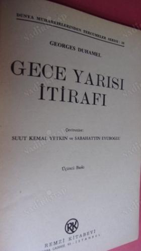 GECE YARISI İTİRAFI