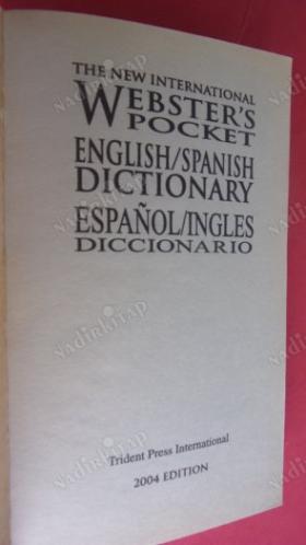THE NEW INTERNATIONAL WEBSTER'S POCKET ENGLISH / SPANISH ESPANOL / INGLES DICCIONARIO.