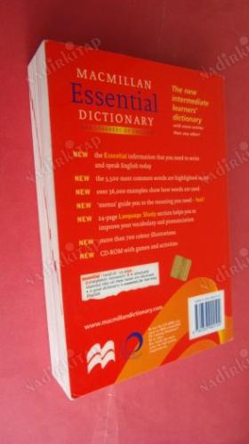 MACMILLAN ESSENTIAL DICTIONARY FOR LEARNERS OF ENGLISH